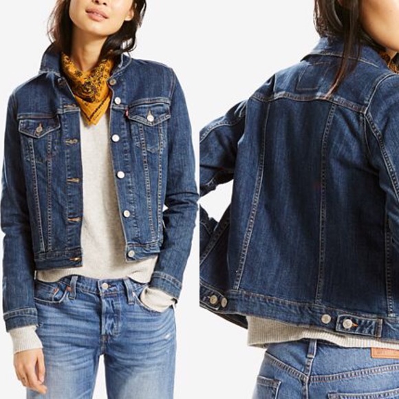 Levi's Jackets & Blazers - 🛑Sold🛑Levis Denim Jacket Trucker Jean Jacket Swe